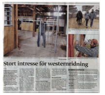 AC Horse % Cattle Co. i Smålands Tidningen.